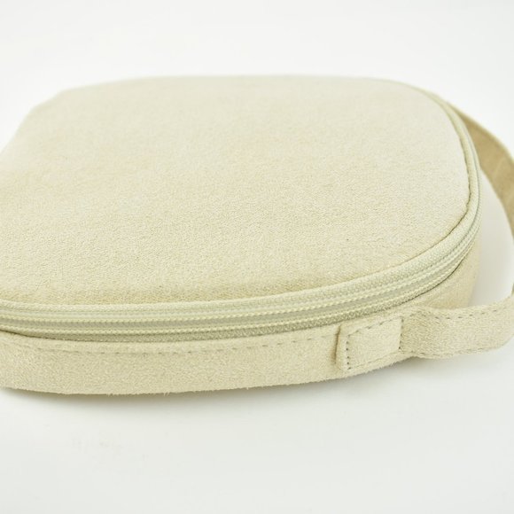 BVLGARI: Beige & "Logo", Travel/Cosmetic Bag (gc) - Picture 7 of 10